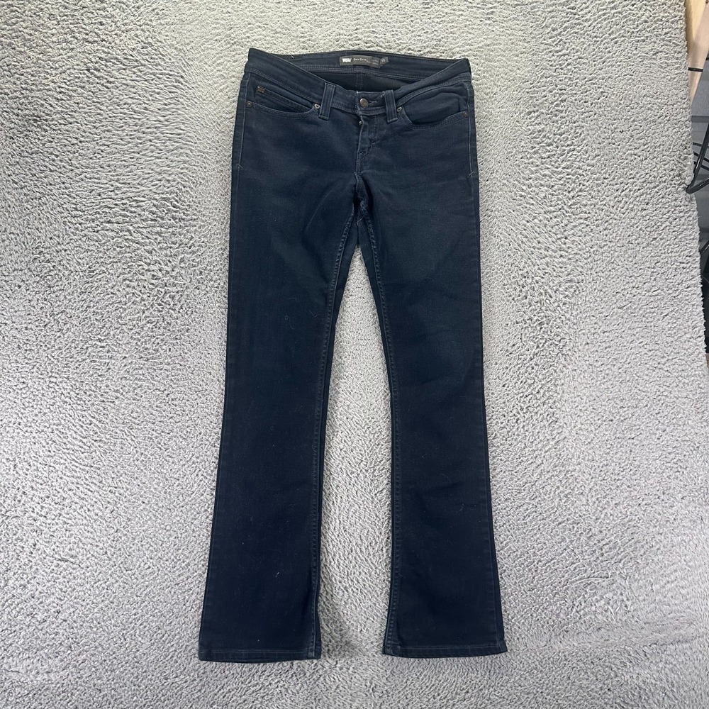 Levi's Jeans Women's 7 Blue Cotton Denim Bootcut Leg Curvy Workwear Stretch